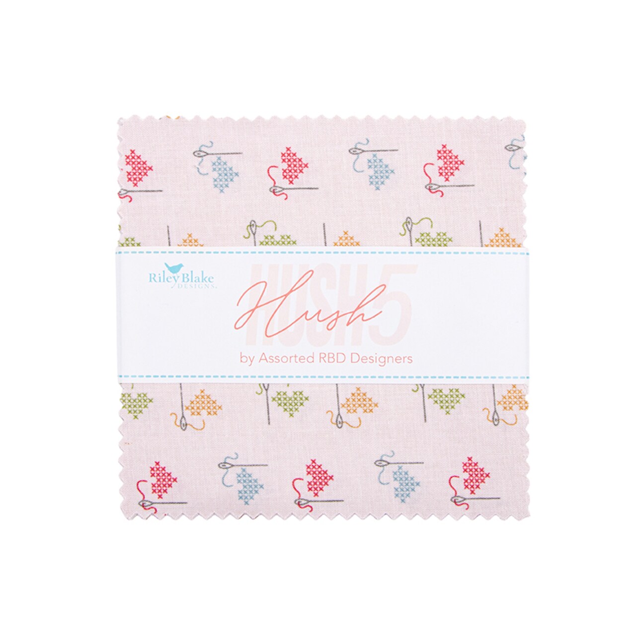 Hush Hush 5 5" Square Pack (Charm Pack / 5" Stacker) by Riley Blake Designs for Riley Blake (5-16940-42)